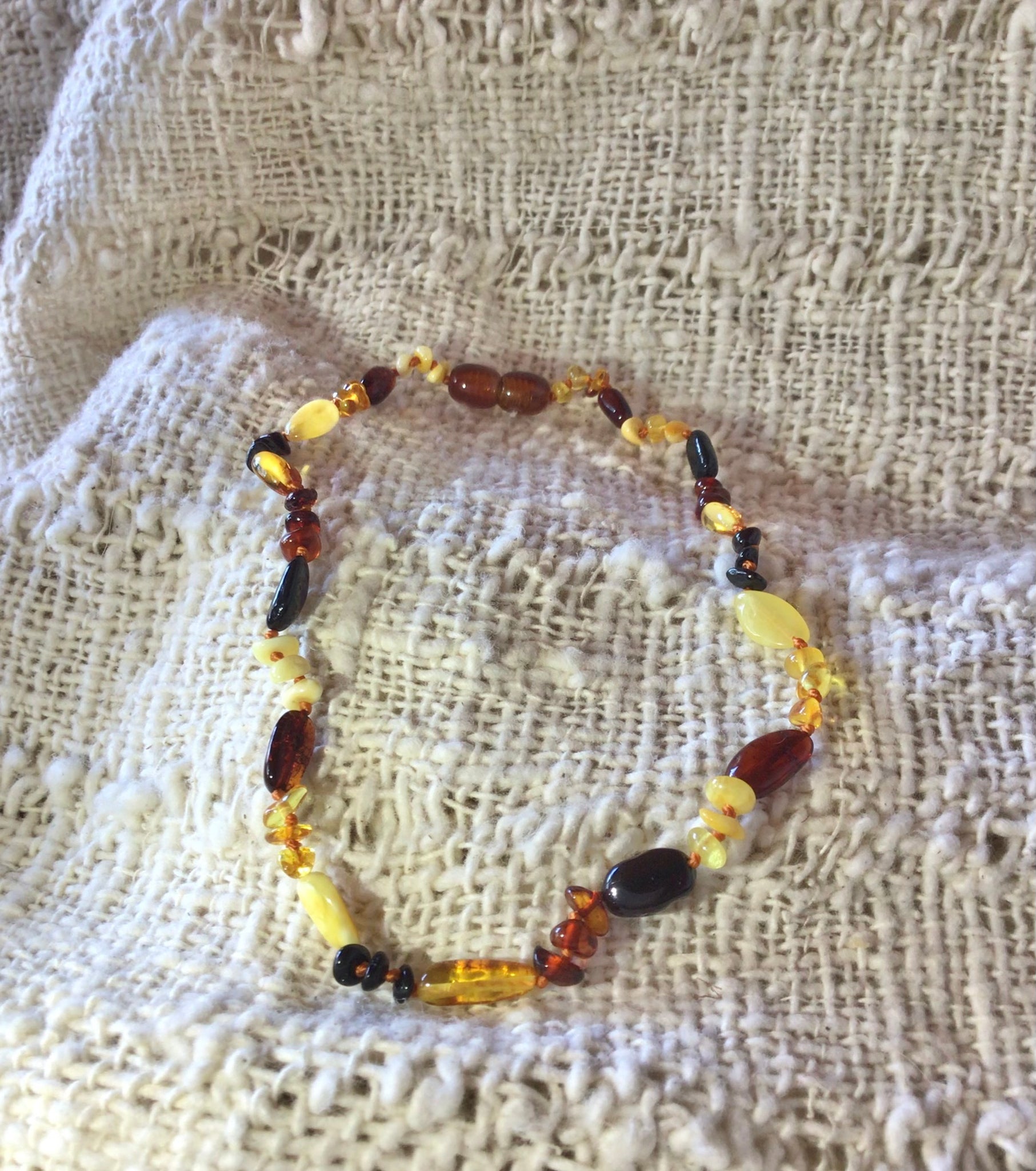 Four Shades of Amber Necklace