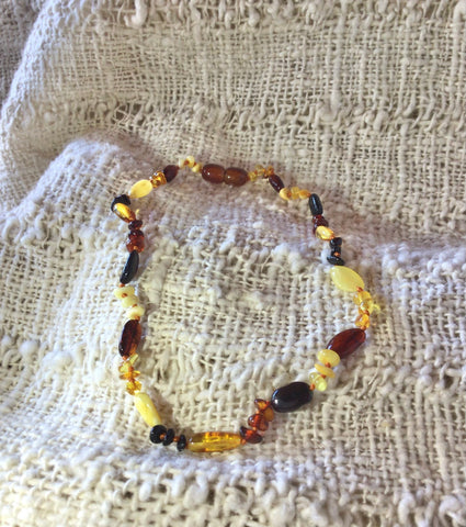 Four Shades of Amber Necklace