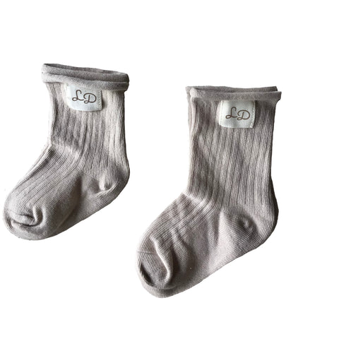 Organic Cotton Socks in Cream